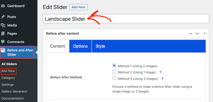 How to create a side by side comparison image in WordPress