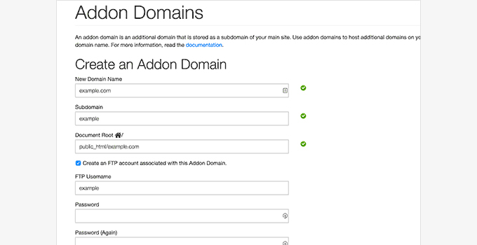 Adding domain hosting