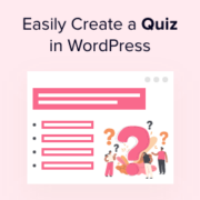 How to easily create a quiz in WordPress