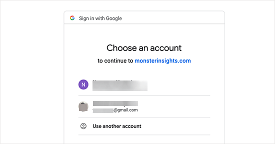 Google accounts