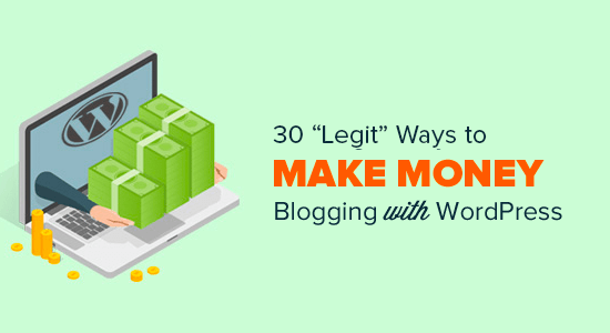Maneras de ganar dinero con blogs con WordPress