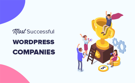 Most successful WordPress businesses and companies