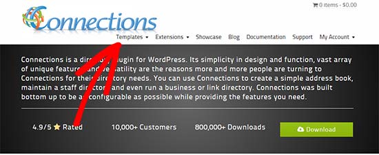 Connections Pro templates and extensions