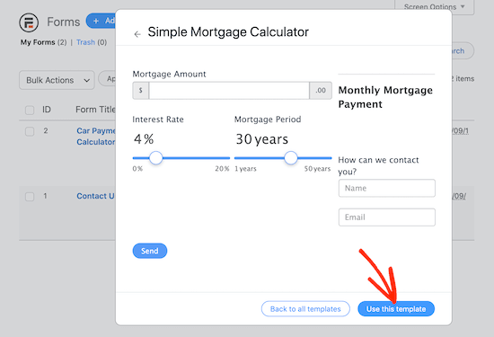 Adding a simple mortgage calculator to WordPress