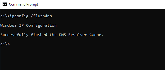 Svuotare la cache DNS in Windows