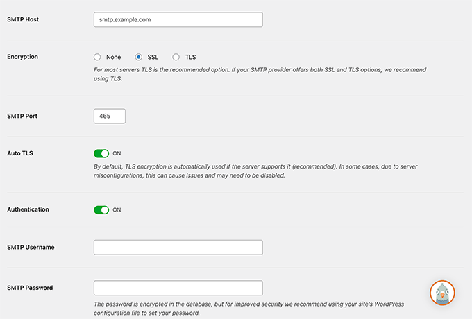 سایر ارائه دهندگان خدمات SMTP