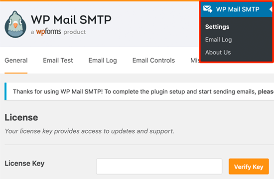 Лицензионный ключ WP Mail SMTP