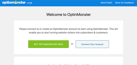 Yhdistä OptinMonster verkkosivustoosi