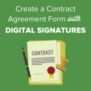 How to Create a Contract Agreement Form with Digital Signatures in WordPress