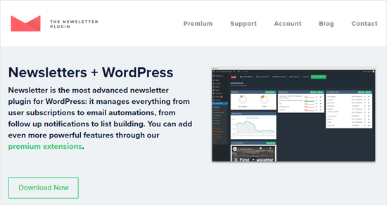 Newsletter plugin WordPress