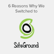 Why we are using SiteGround (Review)