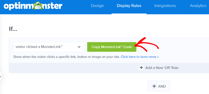 Copy the MonsterLink