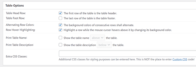 Advanced table alternatives