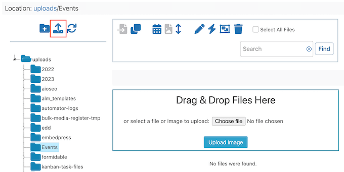 How to organize files in the WordPress media library