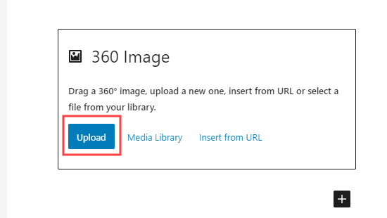 Загрузка 360-градусного изображения в WordPress