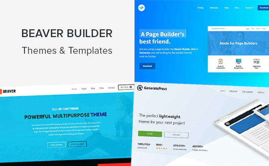 Best Beaver Builder themes and templates