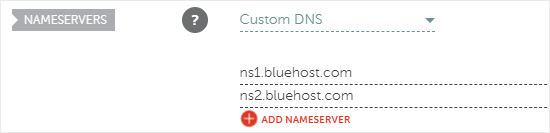 Ваши серверы имен теперь отображаются в списке Namecheap