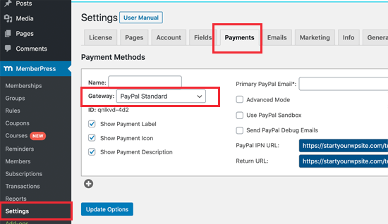 Memberpress Payments 1