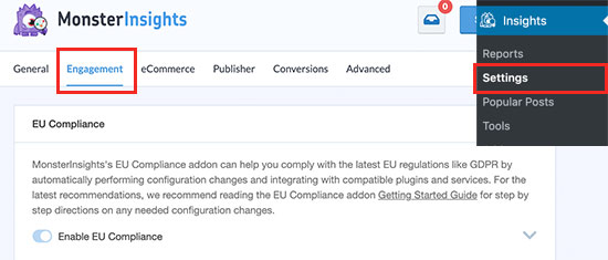 EU Compliance addon status