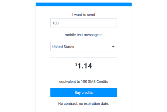 Scegli quanti crediti vuoi acquistare