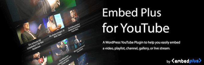 The EmbedPlus gallery plugin for YouTube