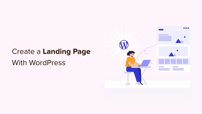 How to create a landing page with WordPress