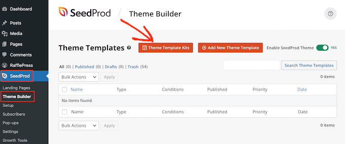 Setting up a WooCommerce design template set utilizing SeedProd