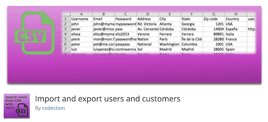 Импорт и экспорт пользователей и клиентов