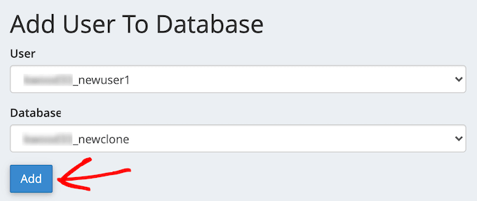 Добавление нового пользователя в базу данных