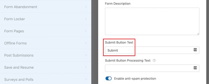 Click to edit form fields