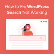 How to fix WordPress search not working