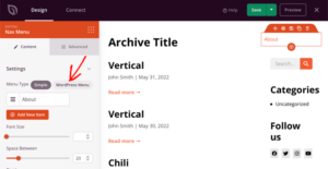 How To Create A Vertical Navigation Menu In WordPress