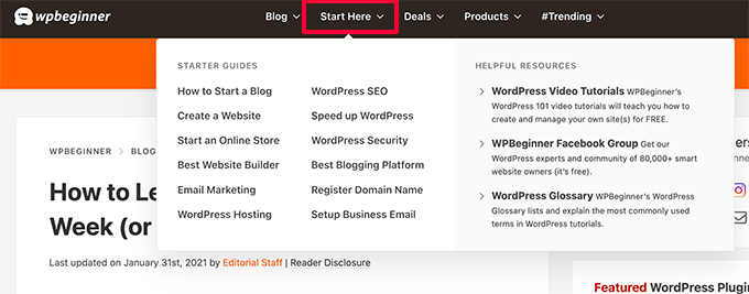 WebHostingExhibit starthere-wpbeginner How to Try WordPress for Free Without a Domain or Hosting  