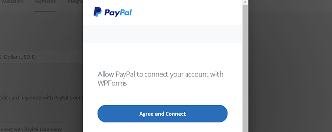 Hubungkan ke PayPal