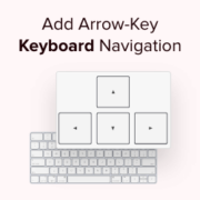 How to add arrow-key keyboard navigation in WordPress
