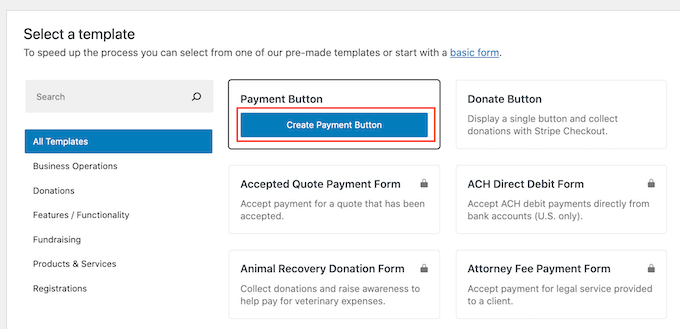 Create a payment button