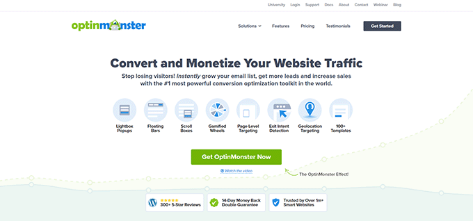 OptinMonster site